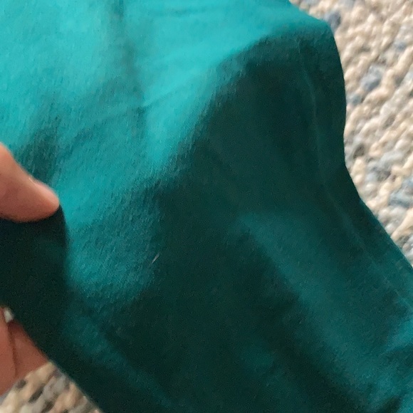 Teal/aqua/green leggings girls size 10-12 - Picture 2 of 3